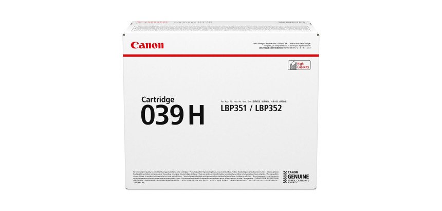 Canon 039H - Toner haute capacité noir pour imprimante laser