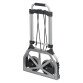 Foldable trolley aluminium - capacity 90 kg