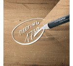 tableau en verre décor bois - 130 x 55 cm