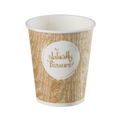 Vasos "Bioware" biodegradables desechables de cartón 20 cl - pack de 400