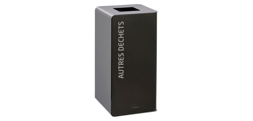 Sorting box 40 L without lock Cubatri grey - residual waste