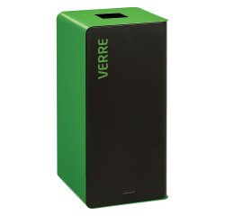 Sorting box 40 L without lock Cubatri green - glass