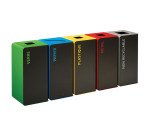 Borne de tri 40 L sans serrure Cubatri Rossignol vert - Tri verre