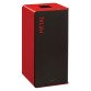 Sorting box 40 L without lock Cubatri red - metal