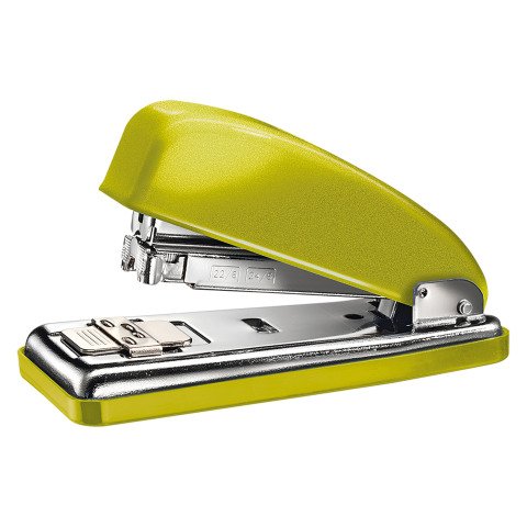 Grapadora Petrus 226 colores Wow verde - Capacidad 30 hojas