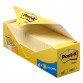 Pack de 18 blocs de notas Post-it 76 X 76 mm Amarillo + 6 GRATIS