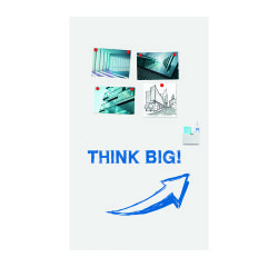 Witbord Wall Up geëmailleerd Legamaster