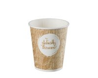 Becher 'Bioware' kompostierbar in Einwegkarton 15 cl - Set von 400