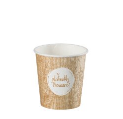 Vasos "Bioware" biodegradables desechables de cartón 10 cl - pack de 400