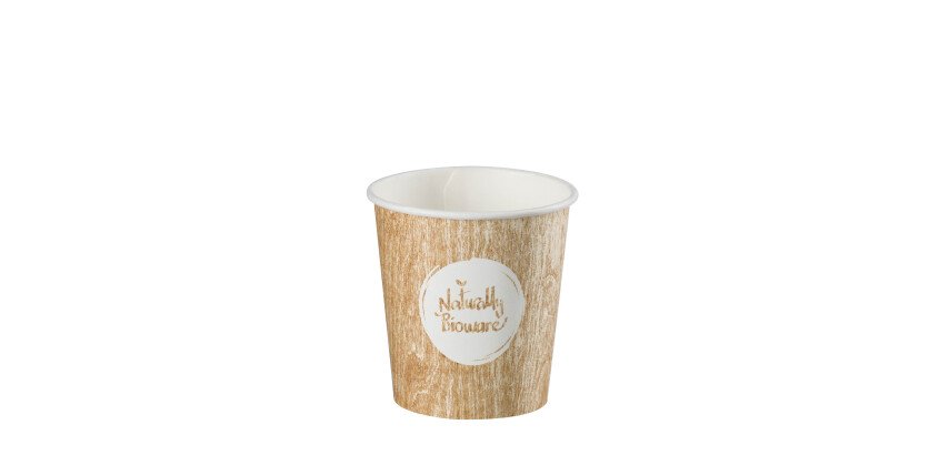 Bioware Cardboard Cup - 10/12 cl - Pack of 400