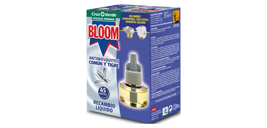 Recambio Insecticida Bloom eléctrico