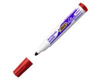 Marqueur effaçable Bic Velleda 1701 pointe ogive 4,95 mm rouge