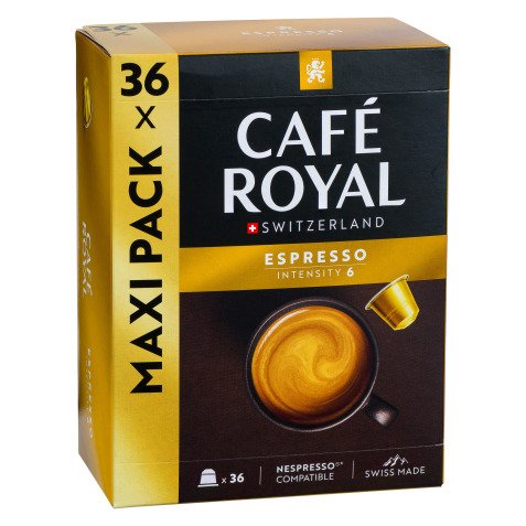 Kaffeekapseln Café Royal Espresso - Pack von 36 