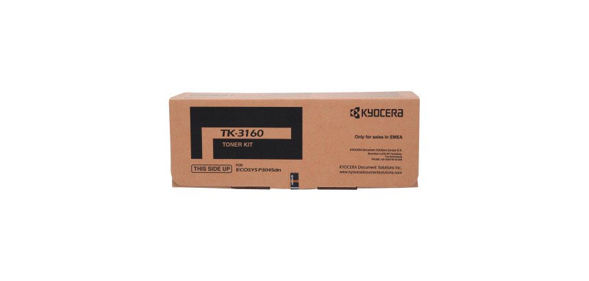 Kyocera TK3160 tóner original negro para impresora láser