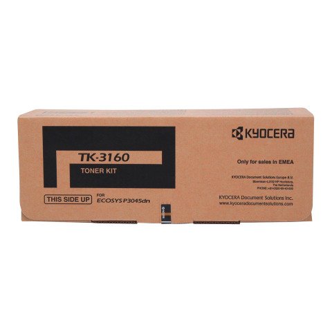 Kyocera TK3160 tóner original negro para impresora láser