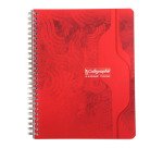Cahier spirale Calligraphe 17 x 22 cm  grands carreaux 180 pages