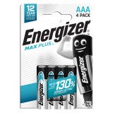 Alkaline batteries AAA - 4 LR3 batteries Energizer Max Plus