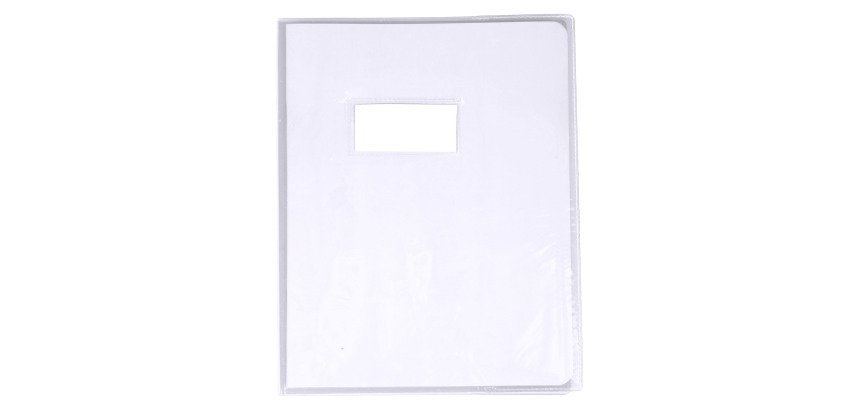 Protège cahier Calligraphe 17 x 22 cm incolore 12/100e