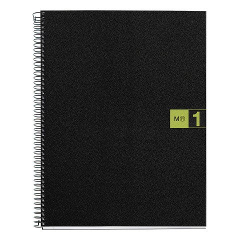 Cuaderno tapa de polipropileno cuadricula 5 mm- 1 color Miquelrius Verde