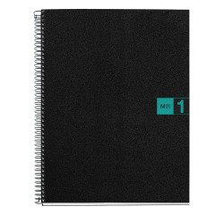 Cuaderno tapa de polipropileno A4 80 h cuadricula 5 mm- 1 color Miquelrius