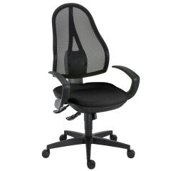 Silla de oficina Holly sincronizado con reposabrazos fijos