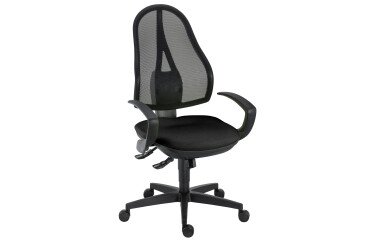 Silla de oficina Holly sincronizado con reposabrazos fijos