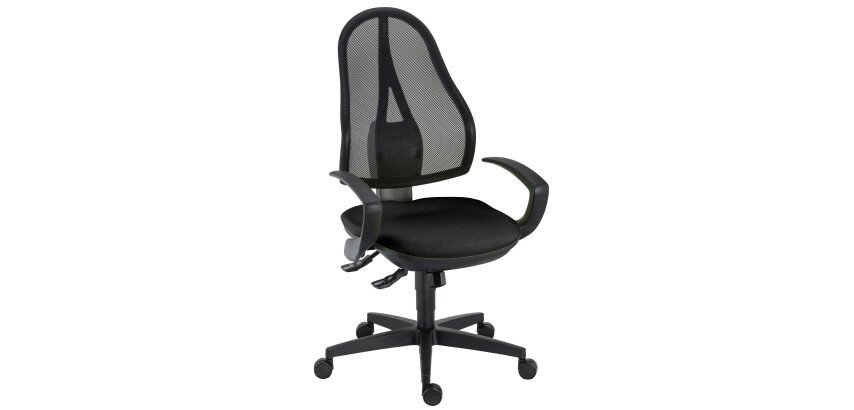 Silla de oficina Holly sincronizado con reposabrazos fijos
