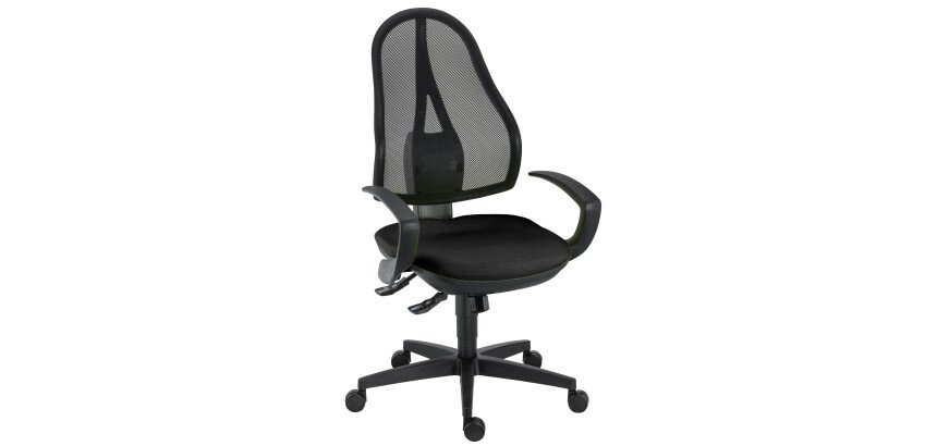 Silla de oficina Holly sincronizado con reposabrazos fijos