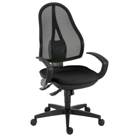Chaise de bureau Open Point - synchrone - avec accoudoirs fixes