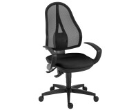 Silla de oficina Holly contacto permanente con reposabrazos fijos
