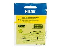 Notas adhesivas transparentes 76 x 76 mm MILAN - Bloc de 50