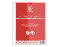 Portalistino personalizzabile A4 40 buste finitura liscia 80 viste trasparente Bruneau