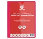 Protège-documents Bruneau polypropylène translucide personnalisable A4 80 pochettes - 160 vues