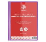 Protège-documents Bruneau polypropylène translucide personnalisable A4 80 pochettes - 160 vues