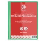 Protège-documents Bruneau polypropylène translucide personnalisable A4 60 pochettes - 120 vues