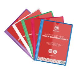 Protegedocumentos personalizable de polipropileno Bruneau A4