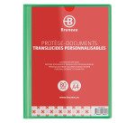 Protège-documents Bruneau polypropylène translucide personnalisable A4 40 pochettes - 80 vues
