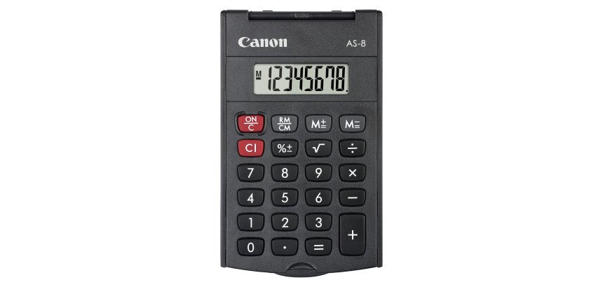 Calculadora de bolsillo Canon AS-8