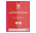 Protège-documents Bruneau polypropylène translucide personnalisable A4 30 pochettes - 60 vues