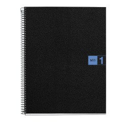 Cuaderno tapa de polipropileno A5 cuadricula 5 mm- 1 color Miquelrius