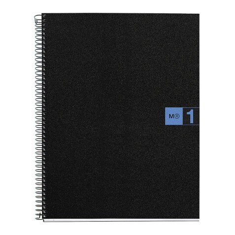 Cuaderno tapa de polipropileno A5 cuadricula 5 mm- 1 color Miquelrius