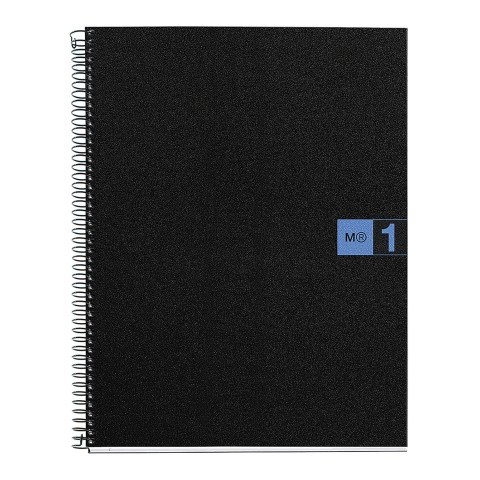 Cuaderno tapa de polipropileno cuadricula 5 mm- 1 color Miquelrius Azul