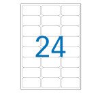 Etiquette adresse jet d'encre et laser 63,5 x 33,9 mm Agipa 101309 blanche - Boîte de 2400