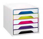 Module de classement Cep Smoove Arctic 5 tiroirs
