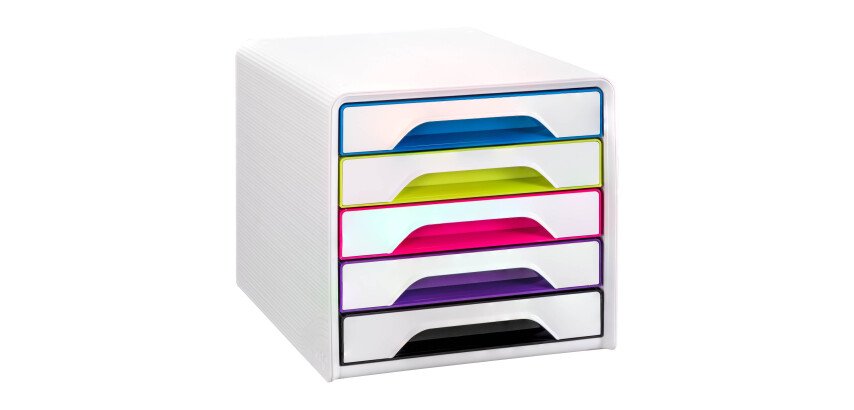 Module de classement Cep Smoove Arctic 5 tiroirs