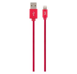 Gevlochten USB-kabel - Lightning 2 meter gekleurd 