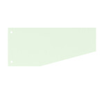 Trapezoidal dividers plain perforated Bruneau recycled cardboard - 105 x 240 mm - pack of 100