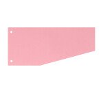 Trapezoidal dividers plain perforated Bruneau recycled cardboard - 105 x 240 mm - pack of 100