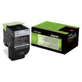 Lexmark 80C2HK0 tóner original negro alta capacidad