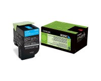 Lexmark 80C2SX toners separate colors for laser printer